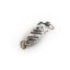 Wholesale 14K White Gold Fancy Filigree Push Clasp