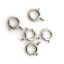 Wholesale 14K White Gold Springring Clasps- 5mm (pack of 5)