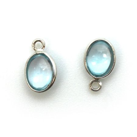 Picture for category Silver Tiny Oval Natural Gemstone Pendants