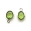 Wholesale Bezel Charm Pendant - Sterling Silver Charm - Natural  Peridot -Tiny Oval Shape