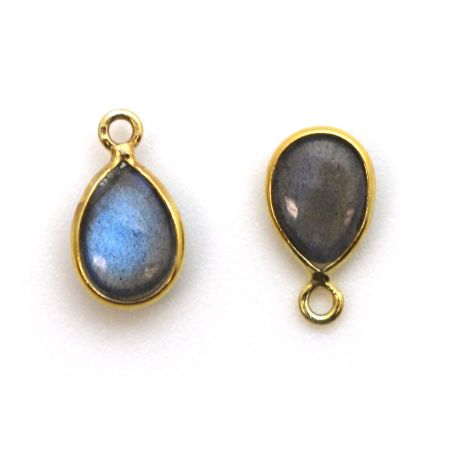 Picture for category Gold Tiny Teardrop Natural Gemstone Pendants