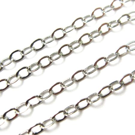 Picture for category Rhodium Plated Bulk Chains