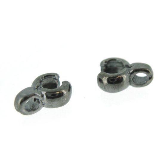 Wholesale Sterling Silver Crimped Tube Ends ,Crimp and Endings for Jewelry Making, Wholesale Findings