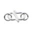 Wholesale Sterling Silver S Hook Clasp Closer - 8.5mm (Sold per 5 sets)