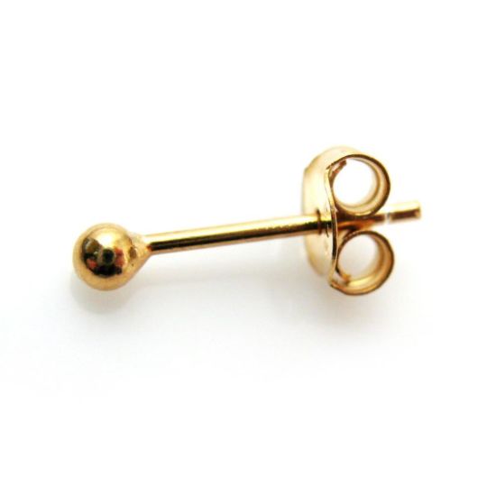 Wholesale Gold plated Sterling Silver Simple Silver Stud Earrings for Jewelry Making, Wholesale Earwire and Findings