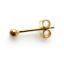 Wholesale Gold plated Sterling Silver Simple Silver Stud Earrings for Jewelry Making, Wholesale Earwire and Findings