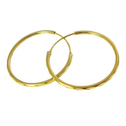 Wholesale Gold plated Sterling Silver Stromng Textured Hoops for Jewelry Making, Wholesale Earwire and Findings