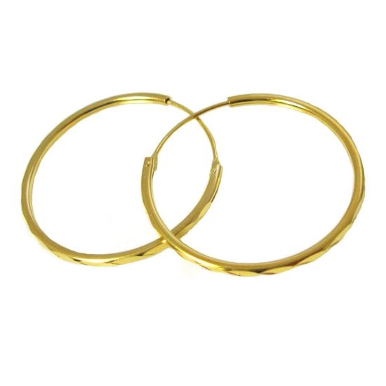 Wholesale Gold plated Sterling Silver Stromng Textured Hoops for Jewelry Making, Wholesale Earwire and Findings
