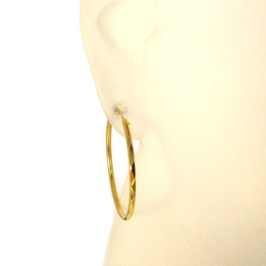 Wholesale Gold plated Sterling Silver Stromng Textured Hoops for Jewelry Making, Wholesale Earwire and Findings