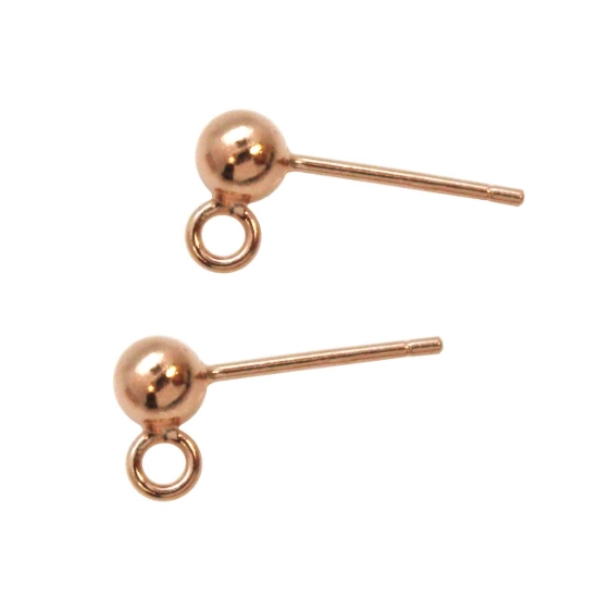 Picture for category Rose Gold Sterling Silver Earring Findings