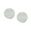 Wholesale Sterling Silver Round 10mm Circle Charm Tag for Jewelry Making, Wholesale Earwire and Findings