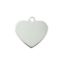 Wholesale Sterling Silver Heart Charm Stamping Blank - 12mm