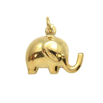 Wholesale Gold plated Sterling Silver Elephant Charm, Charms and Pendants for Jewelry Making, Wholesale Findings