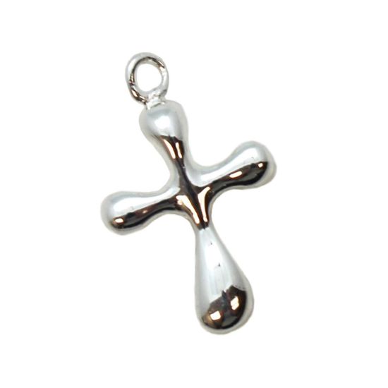 Wholesale Sterling Silver Cross Charm Charms and Pendants for Jewelry Making, Wholesale Findings