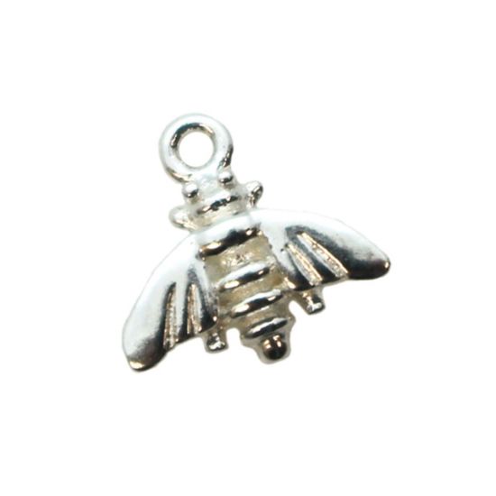 Wholesale Sterling Silver Bumblebee Charm, Charms and Pendants for Jewelry Making, Wholesale Findings
