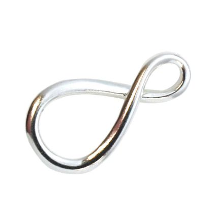 Wholesale Sterling Silver Infinity Figure 8 Charm, Charms and Pendants for Jewelry Making, Wholesale Findings