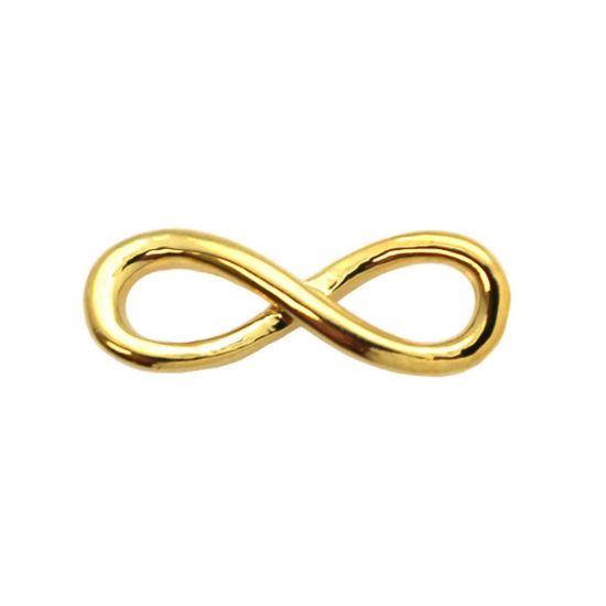 Wholesale Gold plated Sterling Silver Infinity Charm, Charms and Pendants for Jewelry Making, Wholesale Findings