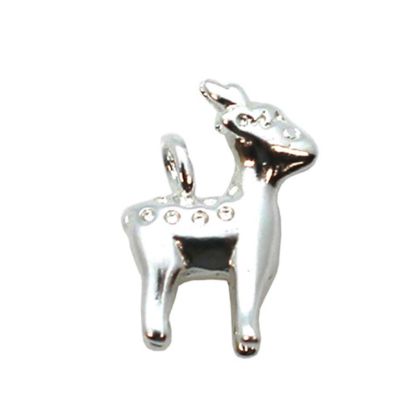 Wholesale Sterling Silver Reindeer Charm, Charms and Pendants for Jewelry Making, Wholesale Findings