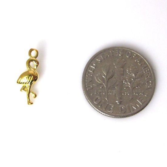 Wholesale Sterling Silver Flamingo Charm, Charms and Pendants for Jewelry Making, Wholesale Findings