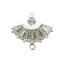 Wholesale Sterling Silver Oriental Hand Fan Charm, Charms and Pendants for Jewelry Making, Wholesale Findings