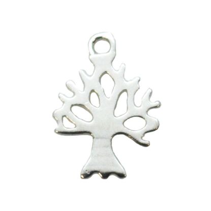 Wholesale Sterling Silver Tree of Life Cut Out Charm, Charms and Pendants for Jewelry Making, Wholesale Findings