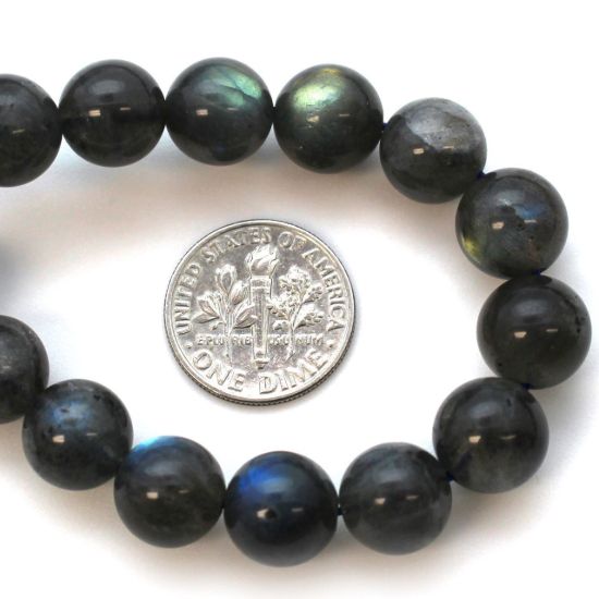 Wholesale Labradorite Beads - 10mm Round Smooth Shape (sold per strand)