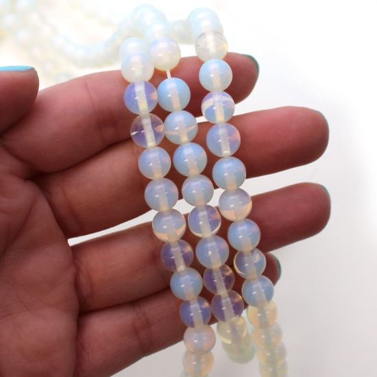 Wholesale Opalite - Smooth Round Beads - 8mm (sold per strand)