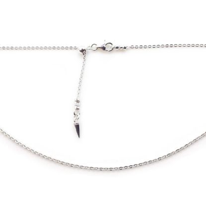 Wholesale 925 Italian Sterling Silver Adjustable Finished Chain - Solid Oval Cable Chain