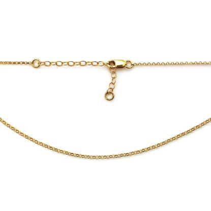 Wholesale 1/20 14K Gold Filled Adjustable Finished Chain - 1mm Rolo Chain