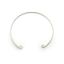 Wholesale Sterling Silver Half Circle Bangle Style Pendant Connector, Charms and Pendants for Jewelry Making, Wholesale Findings