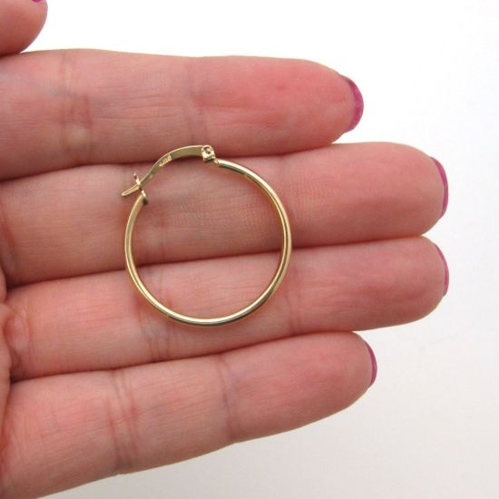 Wholesale 14K Gold Filled Endless Hoop Earrings 30mm (Sold per pair)