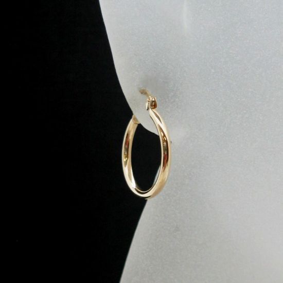 Wholesale 14K Gold Filled Endless Hoop Earrings 30mm (Sold per pair)