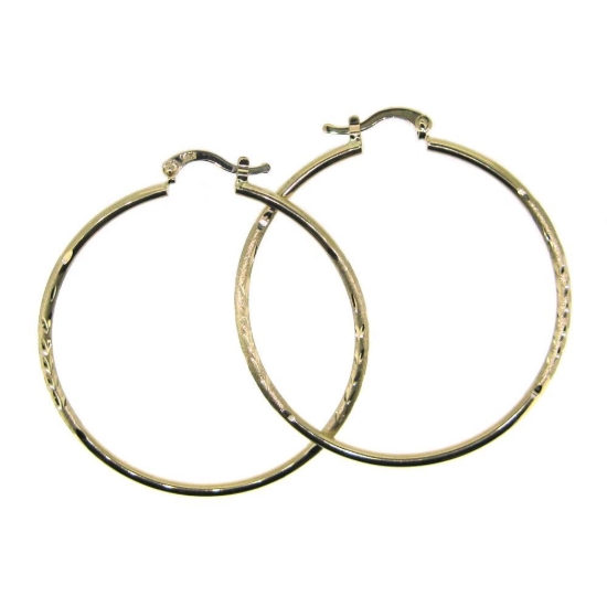 Wholesale 14K Gold Filled Endless Hoop Earrings 30mm (Sold per pair)