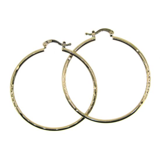 Wholesale 14K Gold Filled Endless Hoop Earrings 30mm (Sold per pair)