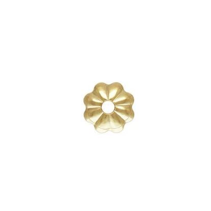 Wholesale gold filled 4mm flower bead cap