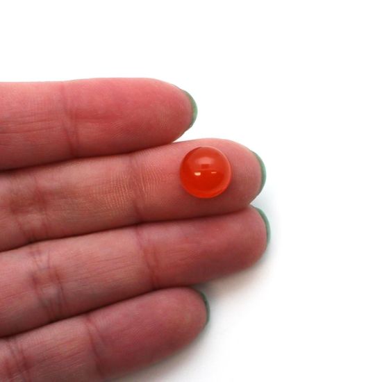 Wholesale Cabochon Carnelian Round, 10mm, Grade A+