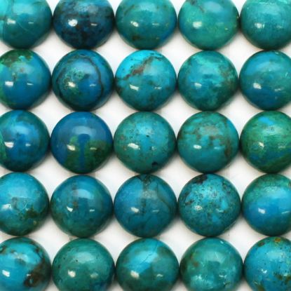 Wholesale Cabochon Chrysocolla Round, 10mm, Grade AA