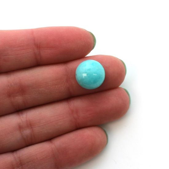 Wholesale Cabochon Amazonite Round, 12mm, Grade A-