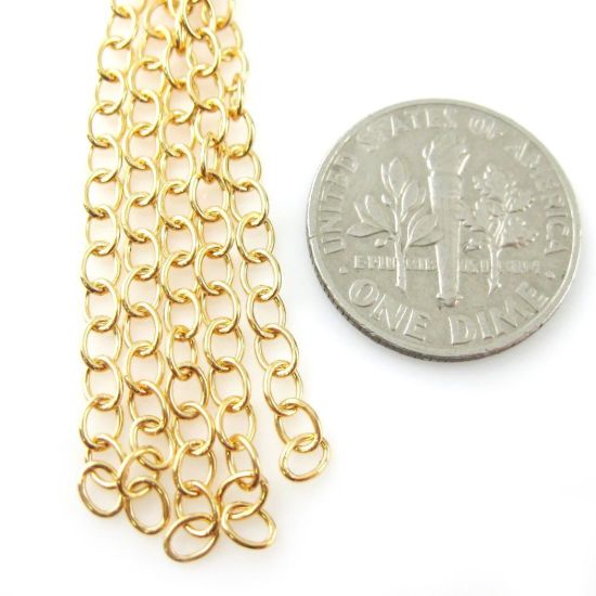 Wholesale Gold Over Sterling Silver Chain Extender (Pack of 5pcs)