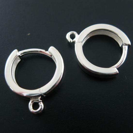 Wholesale Sterling Silver Strong Hoop Earrings for Jewelry Making, Wholesale Earwire and Findings