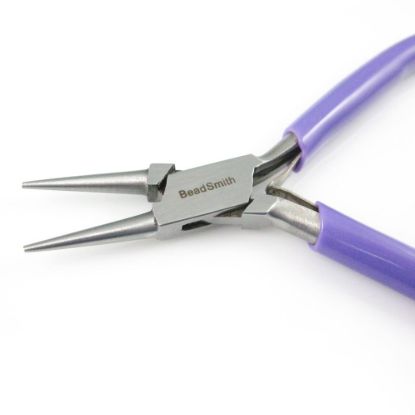 Beadsmith Super-fine Round Nose Pliers with Spring