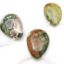 Wholesale Natural Rainforest Jasper Beads - Smooth Pear Shape (Sold Per Strand) 