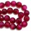 Wholesale Fuchsia Agate Beads - Faceted Round 12mm (Sold Per Strand)
