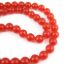 Wholesale Red Jade Beads - 8mm Smooth Round (Sold Per Strand)