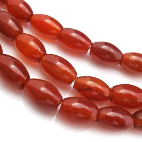 Wholesale Reddish Brown Jade Beads - 12mm Smooth Long Oval (Sold Per Strand)