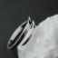 Wholesale 925 Sterling Silver Smooth Classic Double Bar Ring -  Adjustable (1 piece)