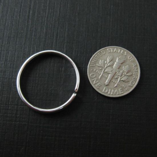 Wholesale 925 Sterling Silver Smooth Single Band Ring - Adjustable (1 piece)