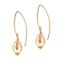 Wholesale Gold Filled Sparkle Marquise Teardrop Freshwater Pearl Earrings