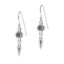 Wholesale Sterling Silver CZ Stone Spike Earrings (Sold Per Pair)
