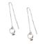 Wholesale Sterling Silver Promise Ring Charm Threader Earrings (Sold Per Pair)